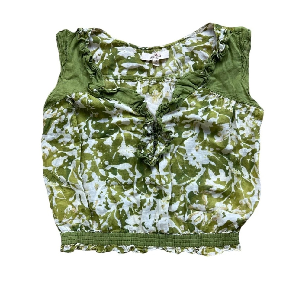 Hollister Crop Top Women’s XS Vintage Boho Y2K Cottagecore Festival Soft Girl